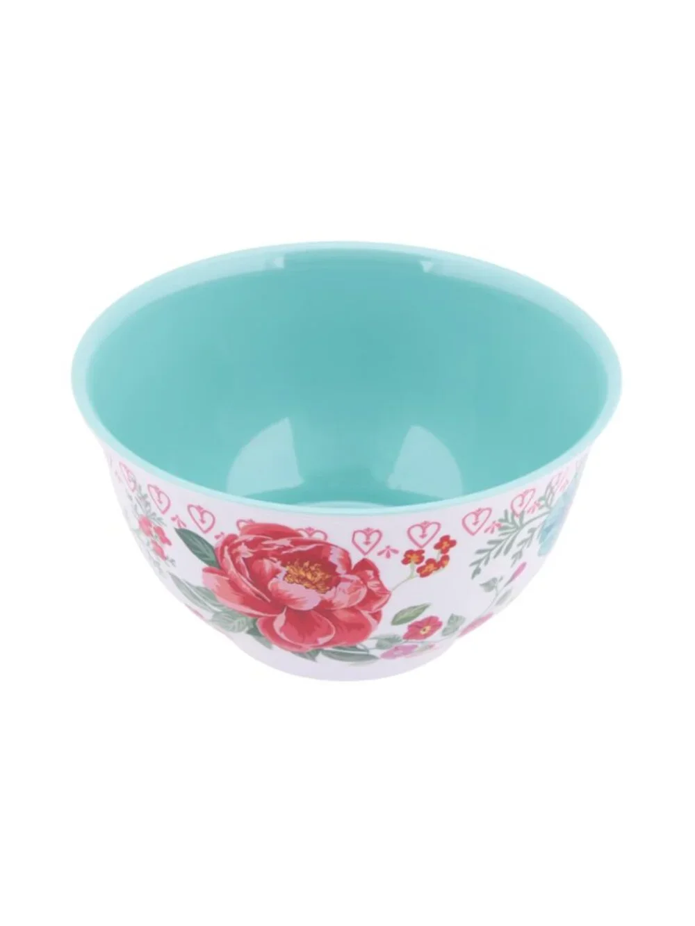 The Woman Pioneer Home Fancy Flourish lids 10-Piece Melamine Mixing Bowl Set